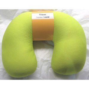 Bargain Buys Travel Neck Pillow Neon Green